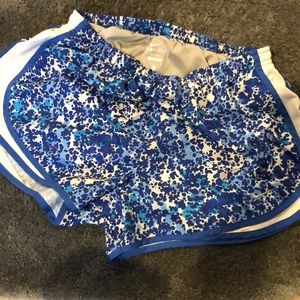 Nike DRI-FIT Running shorts and sport top.